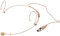 MONACOR HSE-152/SK Headset-Mikrofon, Beige, 234280