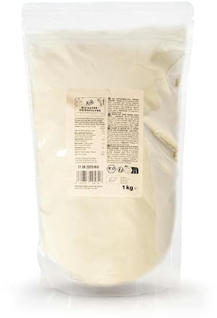 KoRo - Avena in polvere per bevanda all'avena bio 1 kg - vegan - preparazione veloce - bio
