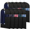 KEEGH 101cm Kleidersack (10-teiliges Set) Kleidersack zur Aufbewahrung, Schrank mit Reißverschluss mit Kleidersacke und Blazer mit Klappösen Kleid, schwarz