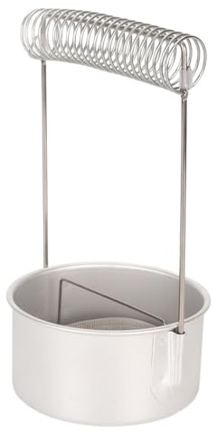 HWGING Arandela de Pincel de Pintura Soporte de Resorte de Aluminio Colador de Luz Desmontable Limpiador de Pincel para Acuarela Arte Al óleo Acrílico