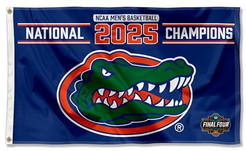 Florida Gators 2025 Basketball National Champions 3x5 Grommet Flag
