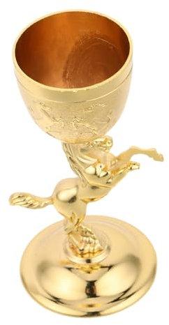 ULTECHNOVO Regalos De Copas De Vino Retro Taza De Caballo De Pequeña Decorativa Para Recepción De Boda Taza De Vino Antirroturas