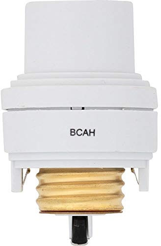 Westek 6603BC 150W 3-Level Touch Control Lamp Socket Dimmer, White