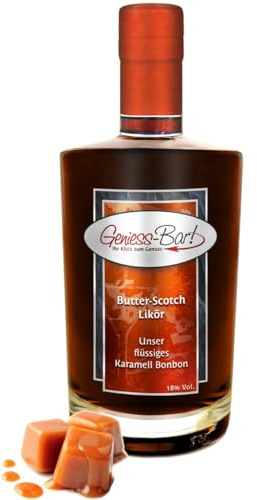 Butter Scotch Likör 0,5L Karamell Bonbon mit einem Hauch Whisky 18% Vol.