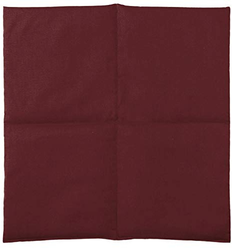 Grande cuscino con semi di uva- 40x40cm - 4 compartimenti- borgogna - Cuscino termino con semi