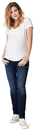 Noppies Jeans OTB Slim Mila Comfort Everyday Blue Premaman, 42W x 30L Donna