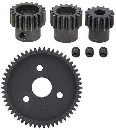 Engrenage en Acier de Voiture RC, engrenage en Acier Dur 54T avec engrenage 15T/17T/19T pour Traxxas Slash 1/10 Kit de Mise à Niveau de Voiture modèle RC