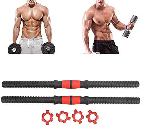 50 cm Kurzhantelstangen, 50 cm PP-Kunststoff-Gewichtheben-Kurzhantelgriffe zur Verwendung mit Kurzhanteln für verschiedene Aufwärmübungen