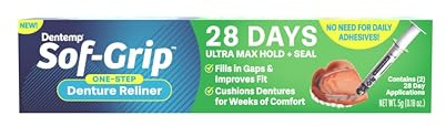 Dentemp Sof-Grip 1-Step Denture Care - 5g (1 Pack)