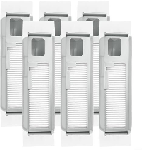 URPIZY 6 Stück Staubbeutel Zubehörset für Narwal für Freo X für Ultra & für Freo X Plus 1 l Kapazität mit Filterersatz, 1 L große Kapazität Staubsaugerbeutel Ersatzteile