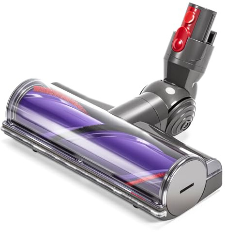 Bafiwu Cepillo Eléctrico Compatible con Dyson V7 V8 V10 V11 V15 Aspiradoras, Repuestos Dyson Accesorios, Cabezal de Recambio Cepillo para Suelos para Alfombras y Suelos Duros