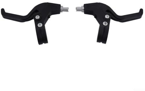 GLFLOW 1 par de manetas de freno de bicicleta para niños, diámetro de 2,2 cm, manillar de freno de bicicleta para bicicleta de carretera infantil (negro)