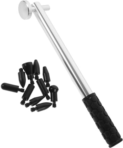 Ciieeo Kit di strumenti per la rimozione delle ammaccature senza vernice con martello in alluminio e teste di precisione Set di riparazione automatica della carrozzeria per il fissaggio delle