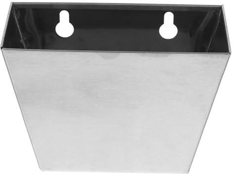 LALADEFIEE Recogedor de Tapones de Acero Inoxidable para Pared Cubo Compacto para Chapas de Cerveza y Refrescos Resistente Intemperie Adecuado para Terraza Jardín y Porche