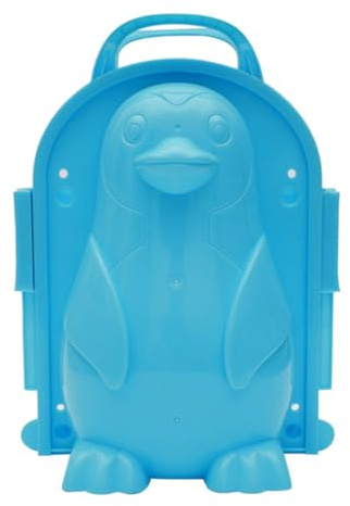 Monetais Pinguin-Schneeform, 3D-schöne Sandform, für den Außenbereich, Schnee, Strand, Spielspielzeug, zufällige Farbe, Pinguin-Sandform