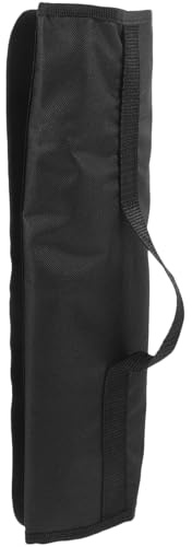 LALAFINA Bolsa de Cuchillos Portátil de Tela Oxford Negra, Estuche Organizador para Cortadores, Maletín Práctico para Almacenamiento y Transporte en Camping y Cocina Profesional