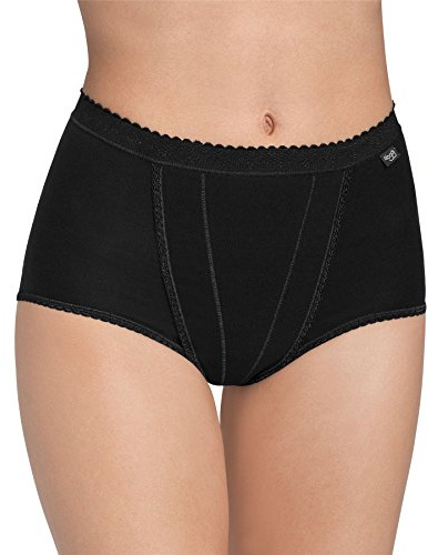 Sloggi Women's Control Maxi Brief, Black, Size 12