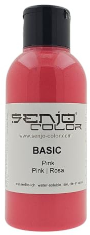 Bodypainting färger Senjo Color Basic 75 ml rosa I ansikts- och kroppsfärg I karneval, karneval pensel och airbrush färg