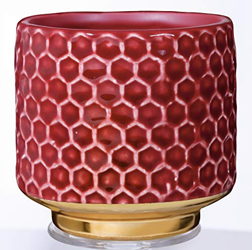Bloomingville Pot de Fleur Home - Pots de Fleurs décoratifs Couleur pour intérieur Style rétro créatif S (10 cm ø), Rouge, Céramique