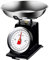Bakaji Bilancia Meccanica Analogica da Cucina Atlas in Metallo con Ciotola Cromata Design Vintage Capacità Massima 5Kg Accessori Per Cucinare (Nero)