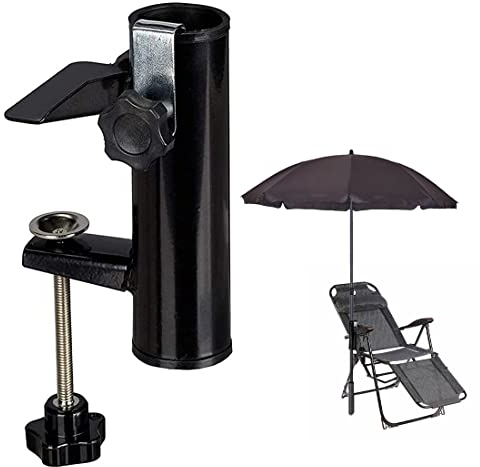 Amindz Support de Parasol, Fixation de Parasol pour Table, Pince de Table pour Parasols de Jardin, Support de Parasol de Balcon, Pince de Fixation pour Parasol de Jardin