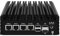 Micro Firewall Appliance, Mini PC, VPN, Router PC, Intel Alder Lake-N 12th Gen N100, HUNSN RJ42, 4 x 2.5GbE I226-V, 2 x HDMI, DP, TF, Type-C, Barebone, NO RAM, NO Storage, NO System