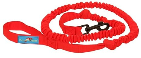 Inlandsis - Correa larga extensible para bicicleta de montaña (perro + de 15 kg) // 1,60 m a 2,9 m Bikejor Leash Long // Cani VTT, manos libres, caminar, senderismo
