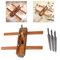 Lecreatekit Squisita pialla per scanalature in legno, perfetta per la lavorazione del legno e la riparazione di strumenti (A)