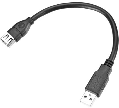 QUARKZMAN 0.2M IEEE 1394 6 Pin Hembra A USB Macho 800Mbps Cable Adaptador Convertidor De Datos Para DV, Cámara Digital, Transparente