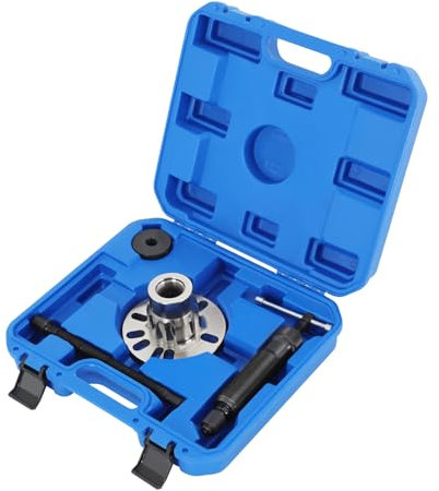 Mermajestic Set di estrattore idraulico 10T pompa idraulica manuale per auto, strumento di rimozione della ruota con antiruggine e antigraffio, compatibile con cerchi a 4 e 5 fori, per auto, camion e