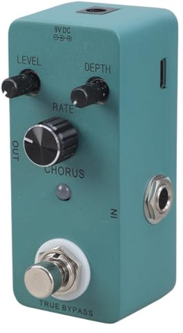 Choruses - Pedal de guitarra eléctrico, accesorio de derivación real, circuito analógico, múltiples coros, pedal de efectos, efectos de guitarra analógica