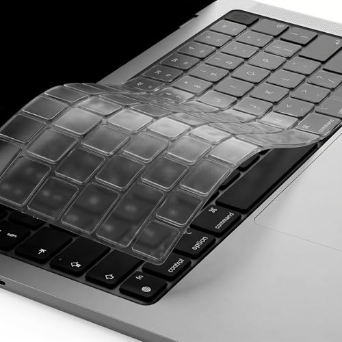 TLDBATICE tangentbordsskydd för 2026 Mac Neo – transparent, ultratunt tangentbordsskydd, dammskydd och tillbehör till tangentbordet
