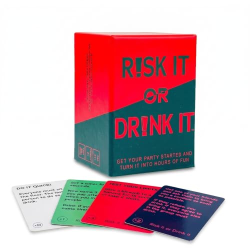 CleaZeny Drinking Games for Adults：RISK It or Drink It