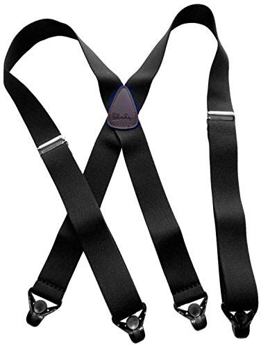 Hold-Up Suspender Company Child Black 36 Suspenders with USA Patented Composite Gripper Clasp