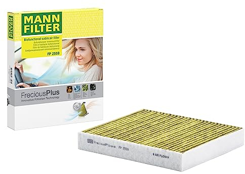 MANN-FILTER FP 2559 Innenraumfilter/Kabinenluftfilter - FreciousPlus Biofunktionaler Pollenfilter - für Pkw + Transporter