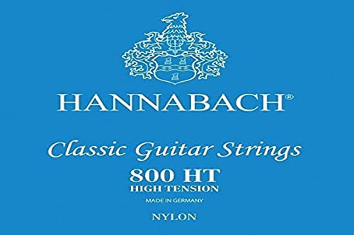 Hannabach Klassikgitarre-Saiten Serie 800 Low Tension versilbert 3er Bass Satz, 8007HT, Saiten für Gitarre (versilberter Kupferdraht, niedrige Spannung, für Konzertgitarren zum Einstieg)