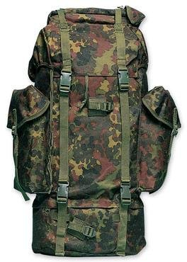 Kampfrucksack 65 Liter, Farbe: flecktarn