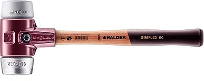 Simplex Schonhammer, TPE-mid / Weichmetall; mit Tempergussgehäuse und hochwertigem Holzstiel | D=60 mm | 3039.060