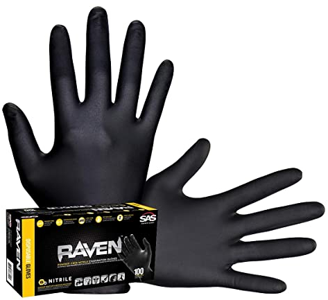 Raven Powder-Free Nitrile Gloves -XL