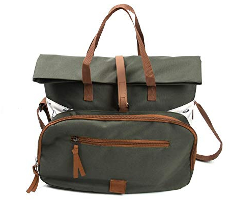Esschert Design Picknick- Tasche 4 Personen aus Polyester/Nylon/Edelstahl/Eisen/Kunststoff, 38,6 x 21,8 x 33,5 cm, mit Camping-Besteck und Geschirr