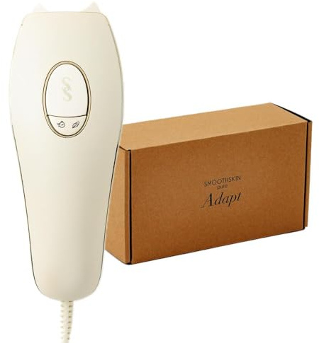 SmoothSkin Pure Adapt Champagne, IPL Laser Hair Removal Device, for Body & Face, Alternative to Salon, Epilator & Bikini Shaver