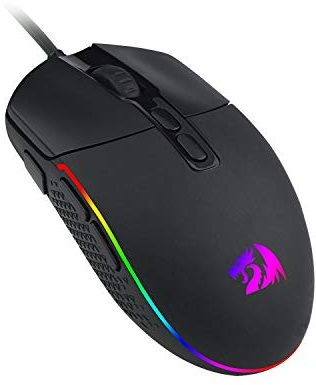 Redragon M719 Antonium RGB Gaming Mouse, 10,000 DPI Optical Wired Gamer Mice with 8 Programmable Buttons & 8 Backlit Modes, Software Supports DIY Keybinds Rapid Fire Button