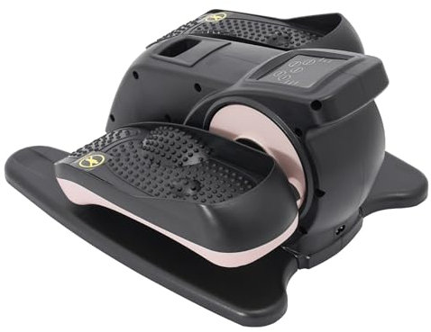 Fitness Stepper para el hogar, tabla de step, tabla de ejercicios aeróbicos, con pantalla LCD, 60 W, adecuada para oficina y hogar, hasta 150 kg (rosa)