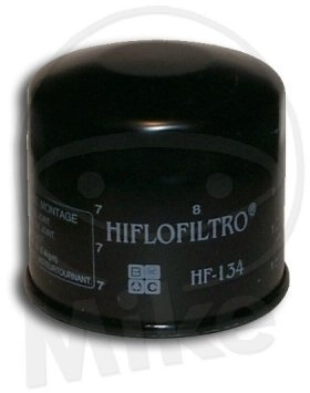Filtro de aceite para motocicleta Hiflo HF134 apto para Suzuki GSX-R 750, GR75A, año de fabricación 1985