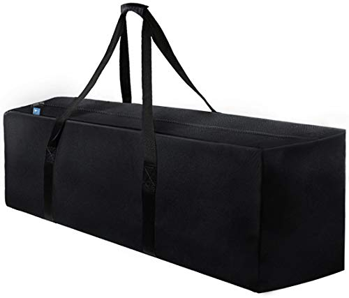 INFANZIA 197L Sporttasche, Extra Große Reisetasche mit Verbessertem Reißverschluss, Tragetasche mit Großer Kapazität, Stark und Wasserdicht, Geeignet für Reisen,Sport, 120x38x43 cm, Schwarz