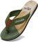 CELANDA Flip-On Zehentrenner Herren Flip Flops Badelatschen Strandschuhe Duschlatschen Freizeit Zehenstegpantolette Beach Sandalen,A Grün Gr.42
