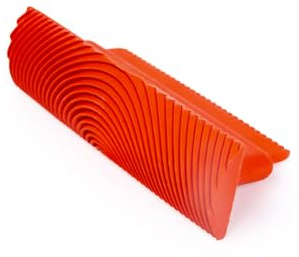PENNELLIFICIO 2000 | Plastspatel med ådringar för falsk träeffekt, imitation träkorn för väggar, längd 13 cm