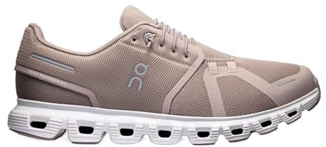 On Men's Cloud 6 Sneakers, Fog/White, 49 EU