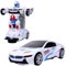 SDMAX Transformer Car For Kids, Deformation Robot Car Toy, Battery Operated, Automatic Converting Car To Robot, Light And Sound Transformer Toy, Multicolour