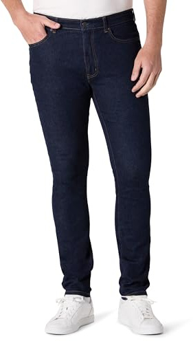 Amazon Essentials Jean Coupe Skinny à Élasticité Moyenne Homme, Rincé, 33W / 30L
